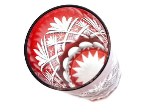 Edokiriko, This is Japanese traditional cut glass on white background