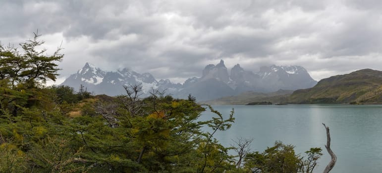 Lake Nordenskjold in Torres del Paine National Park, Chile