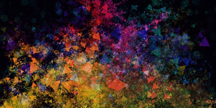 Grunge Concert Festival Background as Colorful Abstract