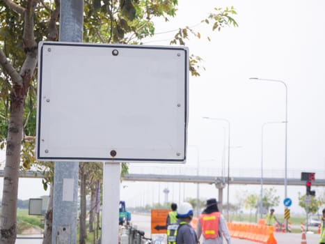 signs repairs road and worke