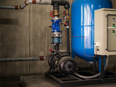 water pump booster system panel for piping and fire control system