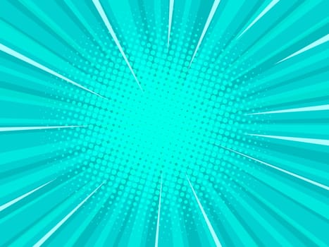 turquoise pop art background retro vector illustration kitsch vintage 50s 60s style