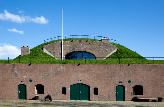 Part of a Dutch fort near Schalkwijk, the Netherlands..