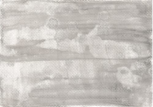 Watercolor wash background with stains and stripes in grey