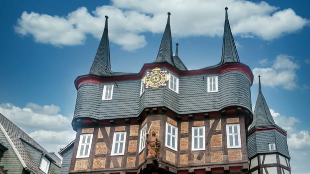 Historical Town Hall in Frankenberg, North Hesse Germany