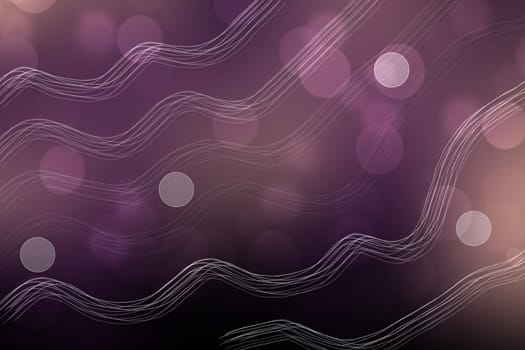 Abstract bright waves on gradient violet brown background. Beautiful waves texture for presentation, website element, advertising, business card or event flyer.