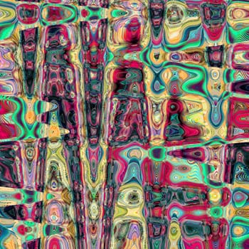 Art rainbow color splash brush strokes paint abstract zigzag texture background