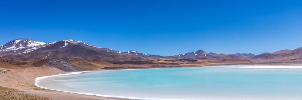 Atacama Desert, Chile. Salar Aguas Calientes. Lake Tuyacto. South America.