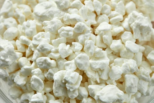 Background from fresh village cottage cheese. Healthy food. Close- up. Dietary product. Dairy product. Fitness food