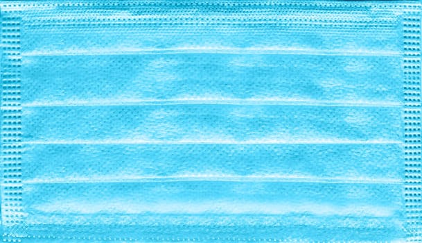 Close up of a face mask texture. Melt-blown polymer, polypropylene, non-woven fabric.
