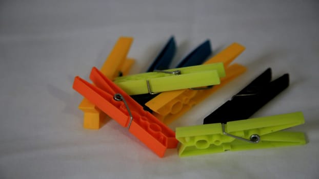 salvador, bahia / brazil - may 6, 2020: clothespins are seen in stores in the city of Salvador.