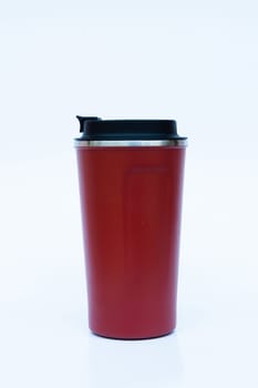 Tumbler isolated on white background, stock photo