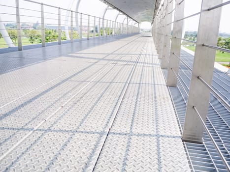Street Bridge. Its a modern pedestrian bridge