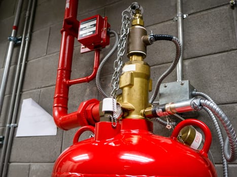 FM-200 Suppression Systems, FM200 Gas Flooding System in Data Center Room