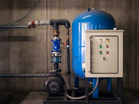 water pump booster system panel for piping and fire control system