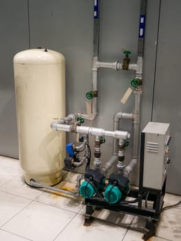 water pump booster system panel for piping and fire control system