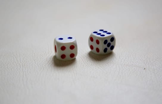 salvador, bahia / brazil - may 12, 2020: dice cube, object used in games of chance.