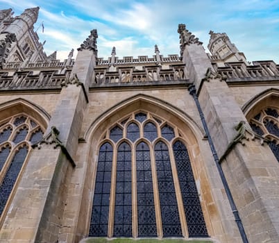 Bath Abbey in Bath, Somerset, United Kingdom on 1 December 2019