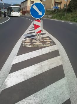 Traffic Sign on Road