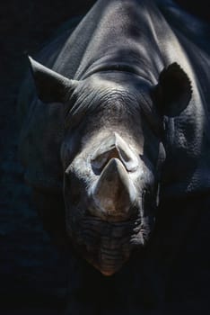 Close up of a Rhino