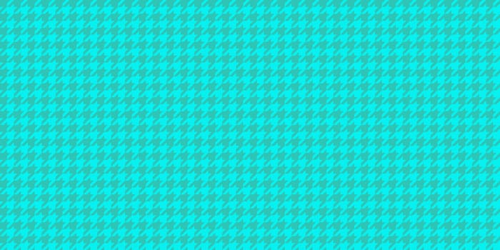 Turquoise Sea Green Seamless Houndstooth Pattern Background. Traditional Arab Texture. Fabric Textile Material.