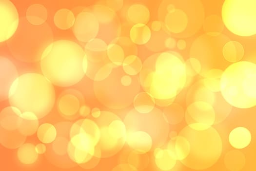 A festive abstract delicate golden yellow gradient background texture with glitter defocused sparkle bokeh circles. Card concept for Happy New Year, party invitation, valentine or other holidays.