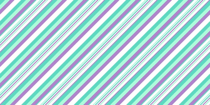 Deep Sea Green Turquoise Violet Seamless Inclined Stripes Background. Modern Colors Sidelong Lines Texture. Vintage Style Stripe Backdrop.