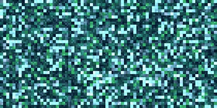 Dee Sea Blue Tiling Colored Squares. Colorful mosaic texture. Bright filling geometric backdrop. Seamless Backgrounds.
