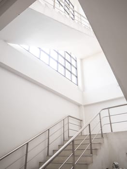 emergency exit ,   Staircase in modern modern building