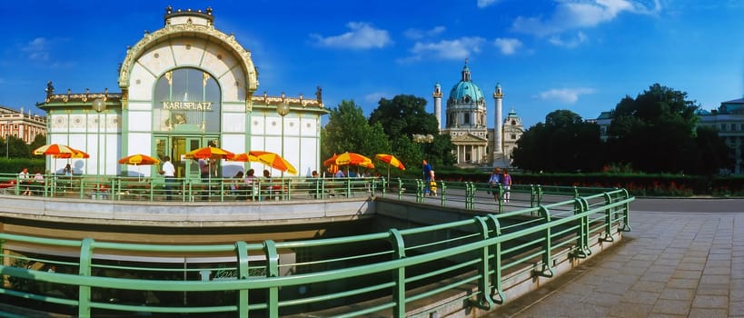 Karlsplatz Square in Vienna, Austria