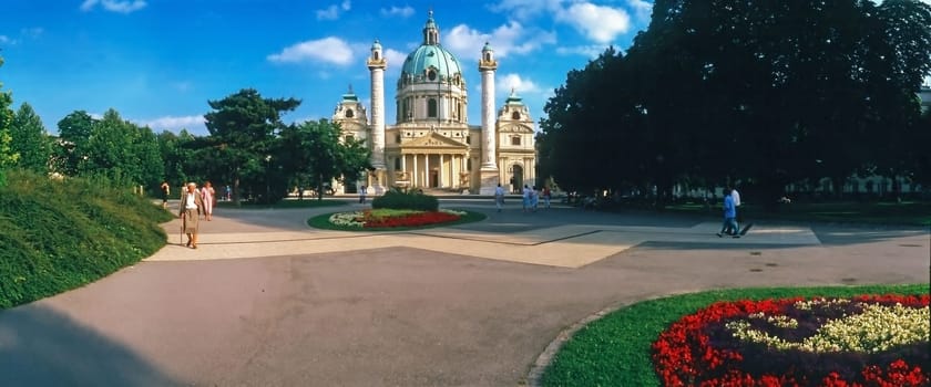 Karlsplatz Square in Vienna, Austria
