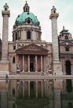 Church Karlskirche in Vienna, Austria