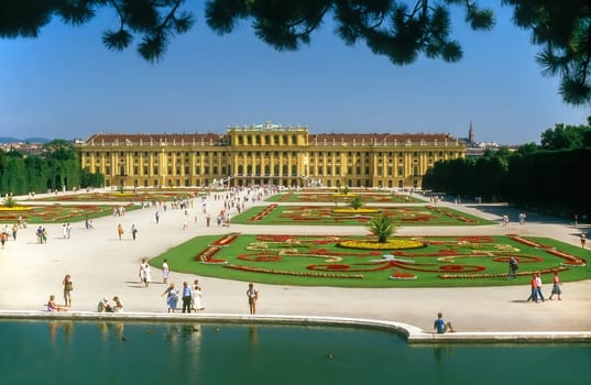 Palace Schonbrunn in Vienna, Austria