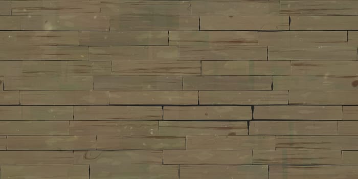 Seamless Brown Wooden Planks Wall Texture. 3d Rendering. 3d illustration.