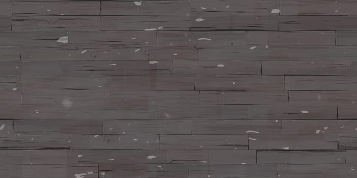 Seamless Dark Wooden Planks Wall Texture. Wood Pieces Panel Background. 3d Rendering. 3d illustration.