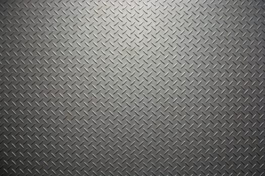 Industrial shiny metal silver list with rhombus shapes