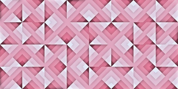 Light Pink Modern Random Filling Geometric Shapes Pattern Background Texture.