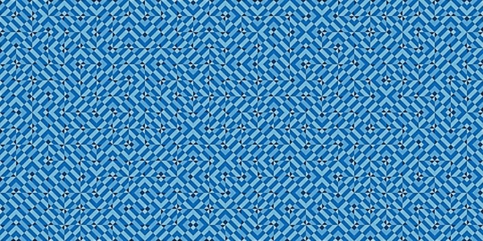 Blue Modern Random Filling Geometric Shapes Pattern Background Texture.