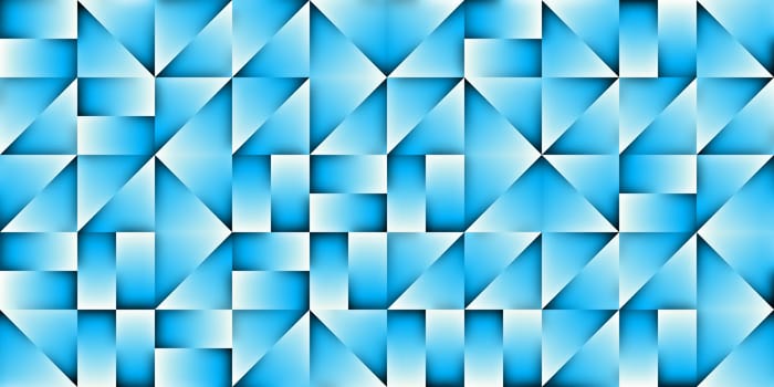 Blue Modern Random Filling Geometric Shapes Pattern Background Texture.