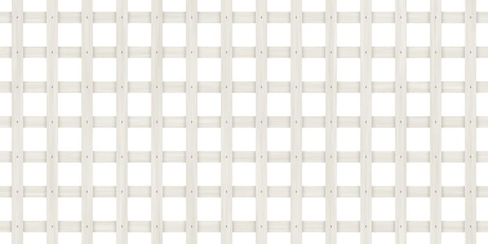 Seamless Isolated Light Wood Lattice Background. Decorative Outdoor Exterior Backdrop.