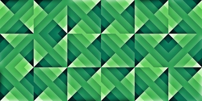 Green Modern Random Filling Geometric Shapes Pattern Background Texture.