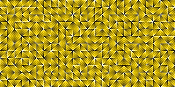 Yellow Modern Random Filling Geometric Shapes Pattern Background Texture.