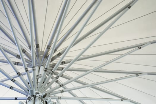 abstract modern station building structure