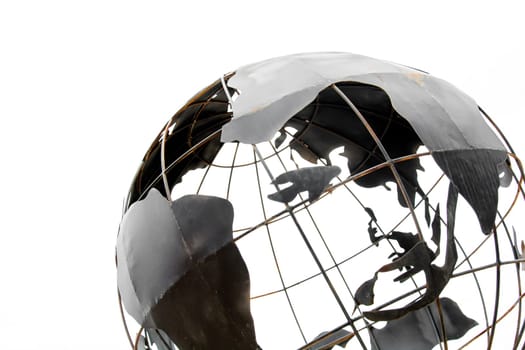 worldwide or global business in contemporary modern style