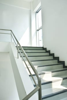 Stairs for emergency exit in building