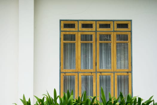 Artistic glass doors