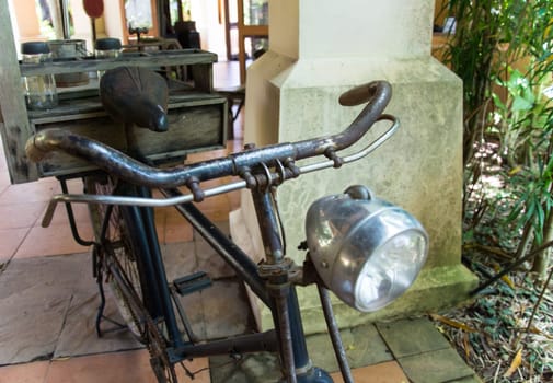 Old antique vintage bicycle - vintage effect style pictures