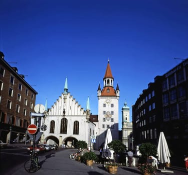 Old Town Hall from 1474, Munich, Germany