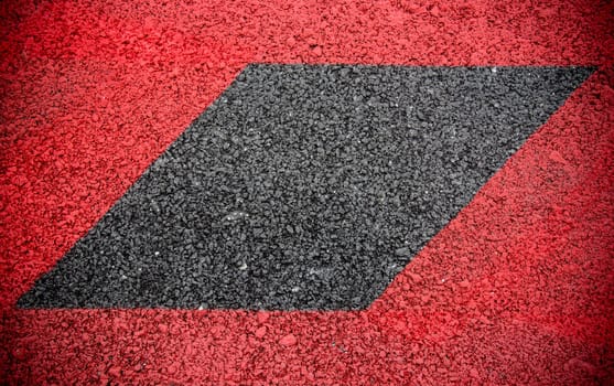 Highway surface pattern detail