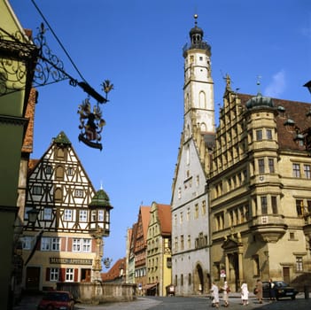 Town Hall in Rothenburg, Germany